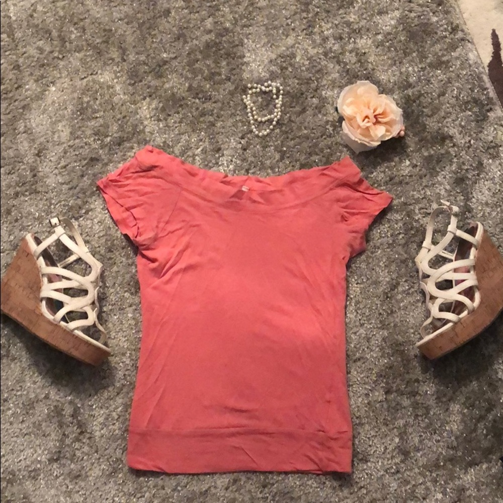 Simple off the shoulder tee
